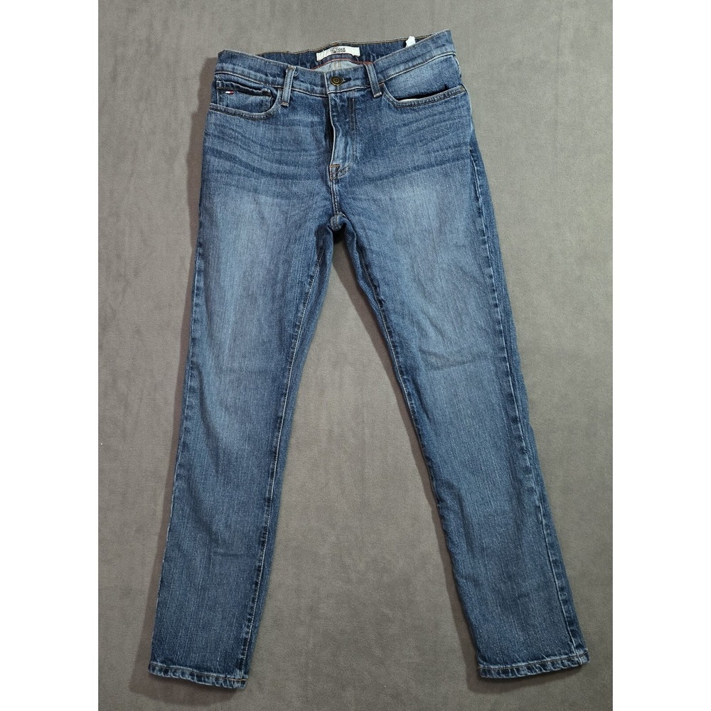Vintage Tommy Hilfiger mens Jeans 30x30 blue straight denim  C75